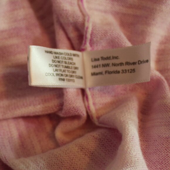 Lisa Todd  Luxury Cotton Beaching Long sleeve  Hoodie drop shoulder size Medium - Picture 7 of 8